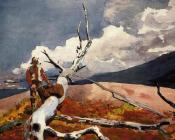 温斯洛荷默 - Woodsman and Fallen Tree